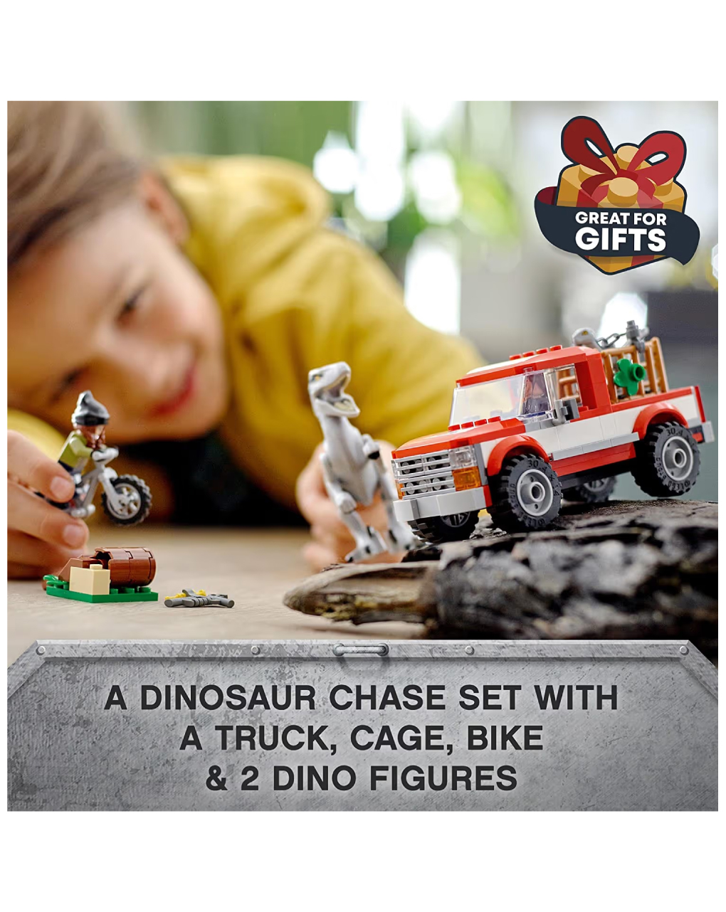 Lego jurassic world blue & beta velociraptor capture 76946 - Lego