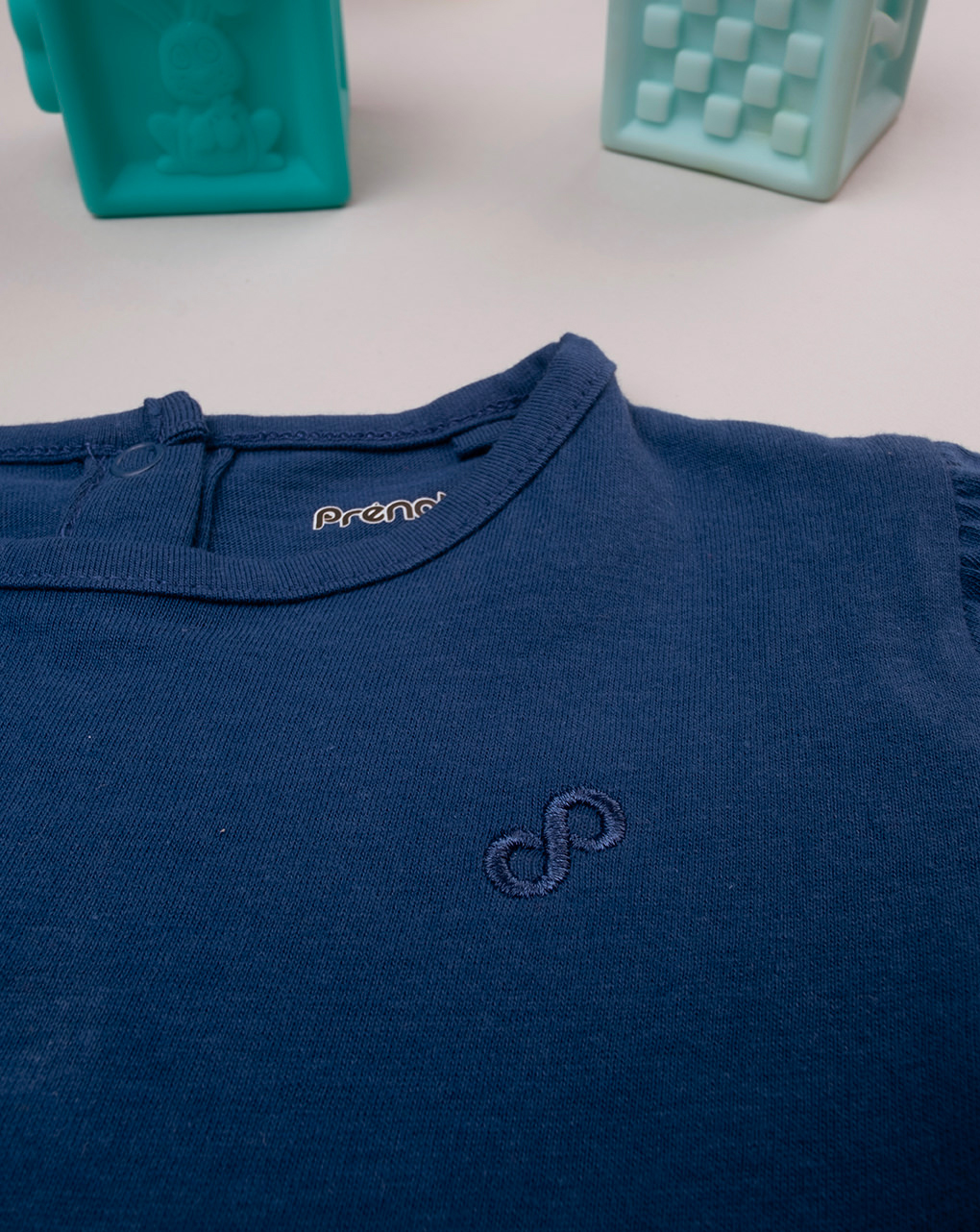 βρεφικό t-shirt μπλε basic "άπειρο" για κορίτσι - Prénatal