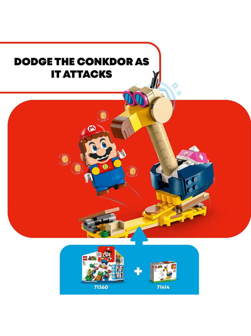 Lego super mario conkdor’s noggin bopper expansion set 71414 - Lego