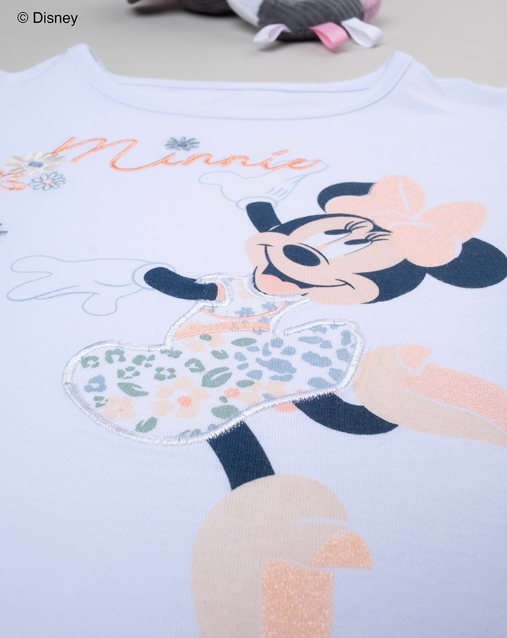 παιδικό t-shirt λευκό με τη minnie για κορίτσι - Prénatal