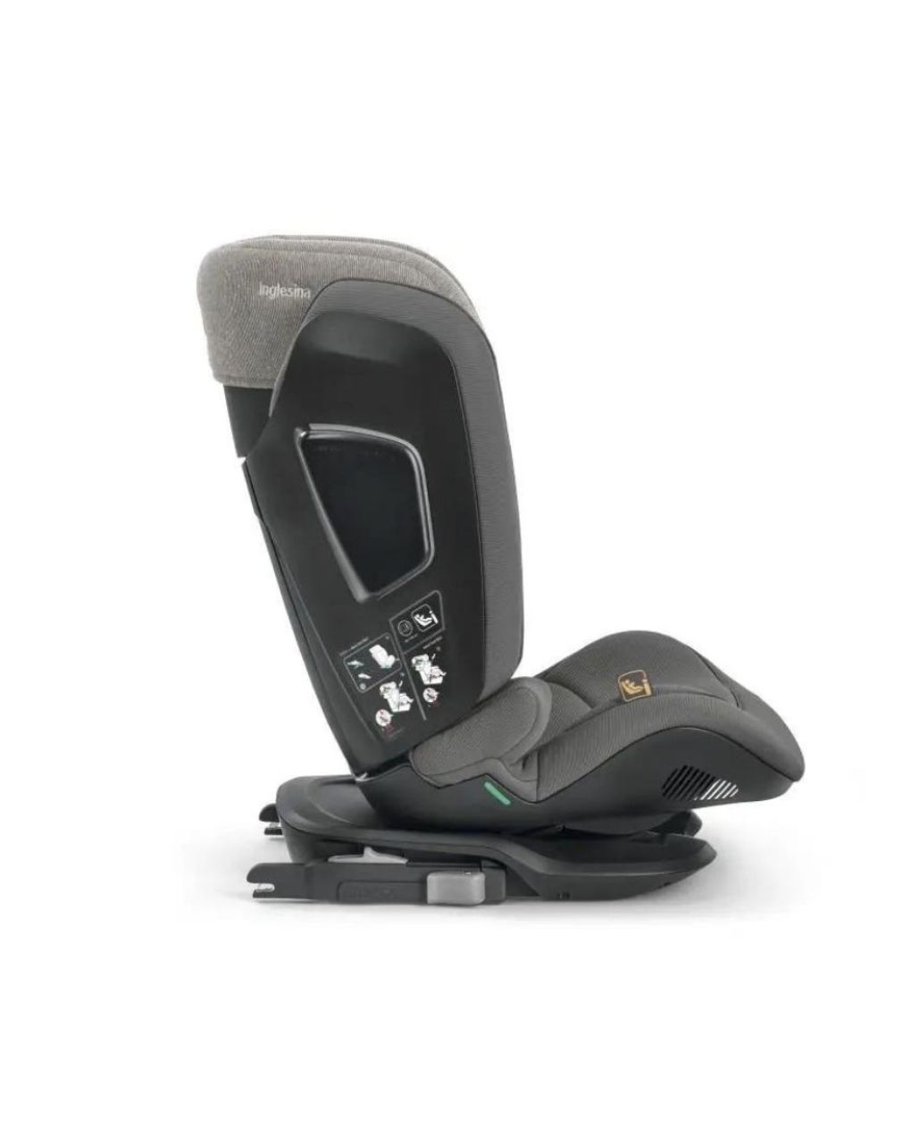 Inglesina κάθισμα αυτοκινήτου cartesio i-size (100-150cm) vulcan black av98r0vlb - Inglesina
