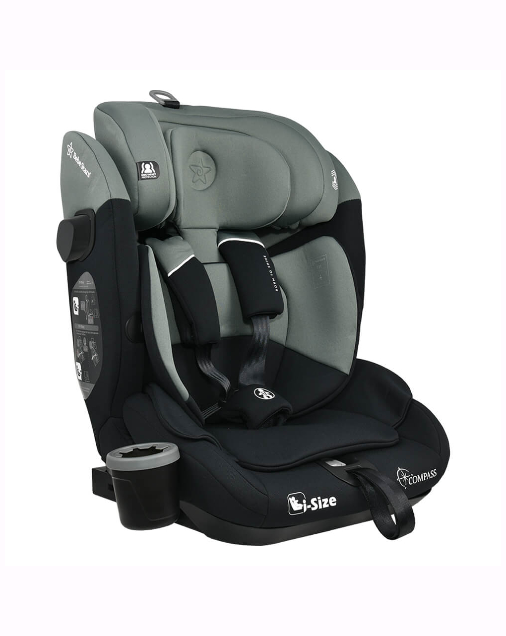 Bebe stars κάθισμα αυτοκινήτου compass isofix i-size olive