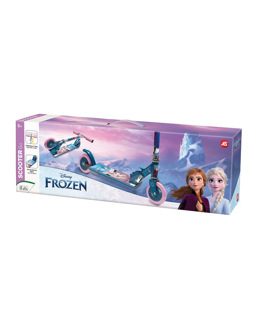 As παιδικό πατίνι με 2 ρόδες disney frozen για 5+ χρονών 5004-50254 - AS Wheels