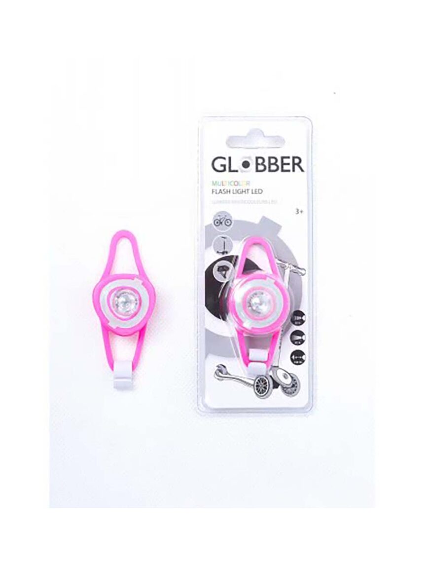 Globber αποσπώμενο φως ασφαλείας led - ροζ 522-110 - GLO