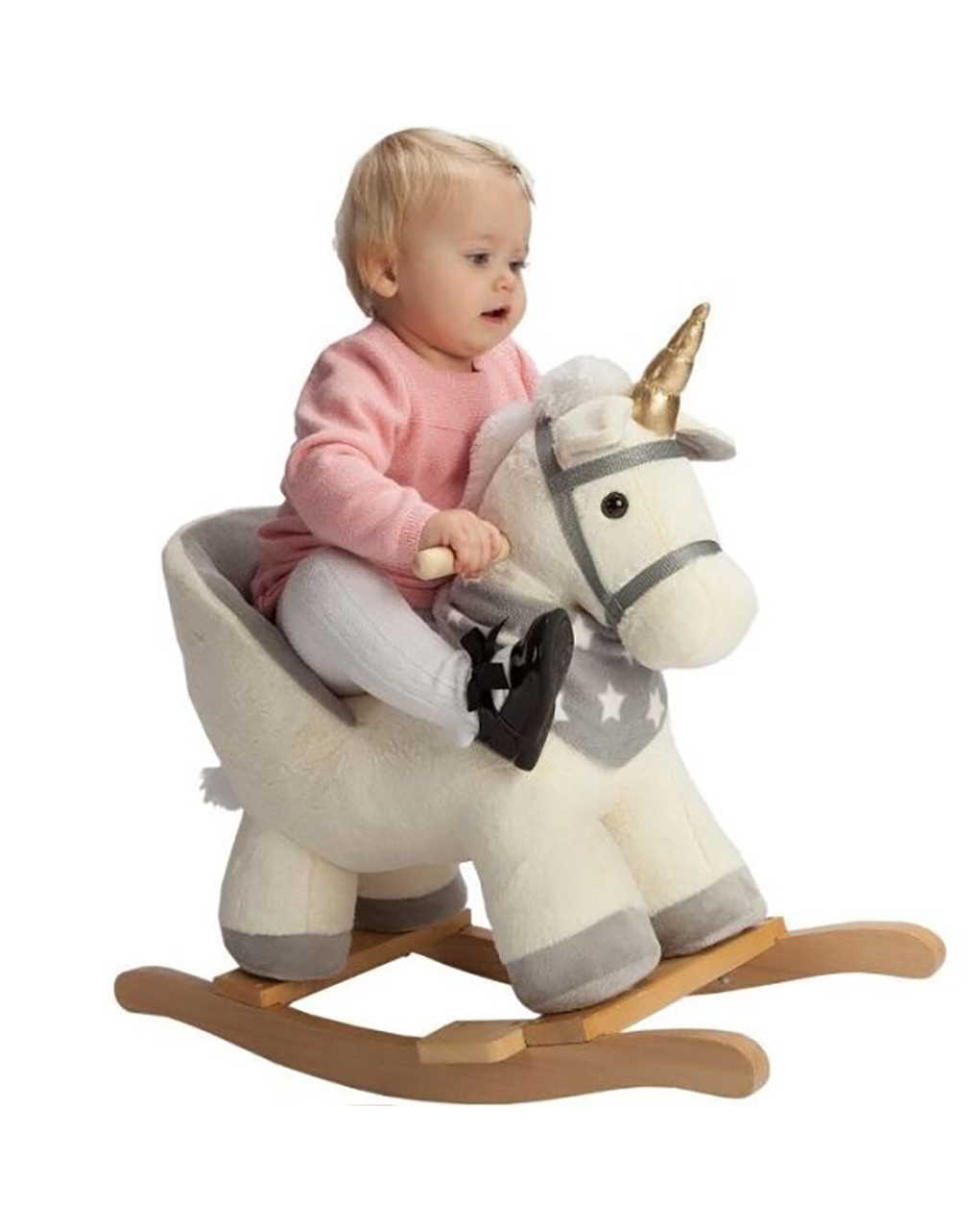 Free2play μονόκερος κουνιστός με κάθισμα ροζ, 29105 - Freeon