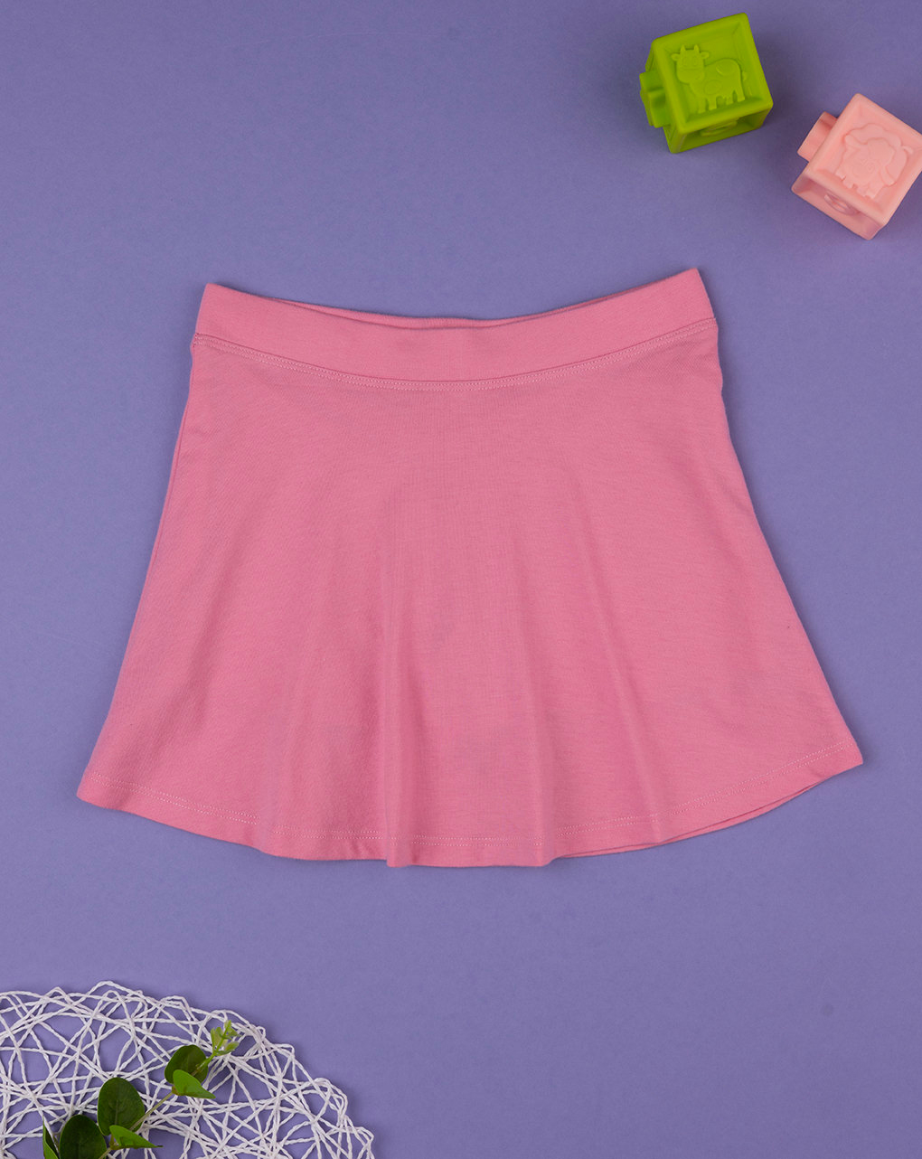 παιδική φούστα-σορτσάκι ροζ για κορίτσι
