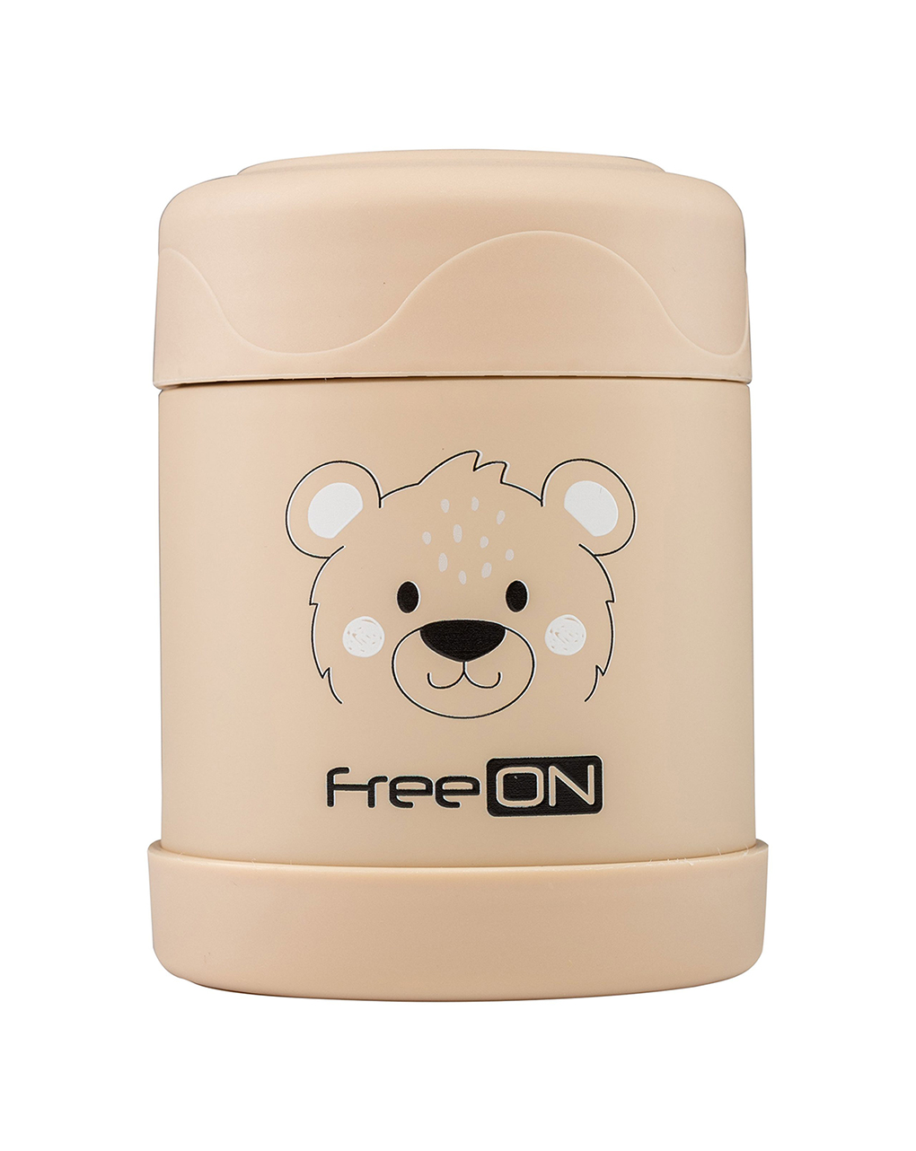 Freeon ανοξείδωτο θερμός φαγητού bear beige 350 ml 380739 - Freeon