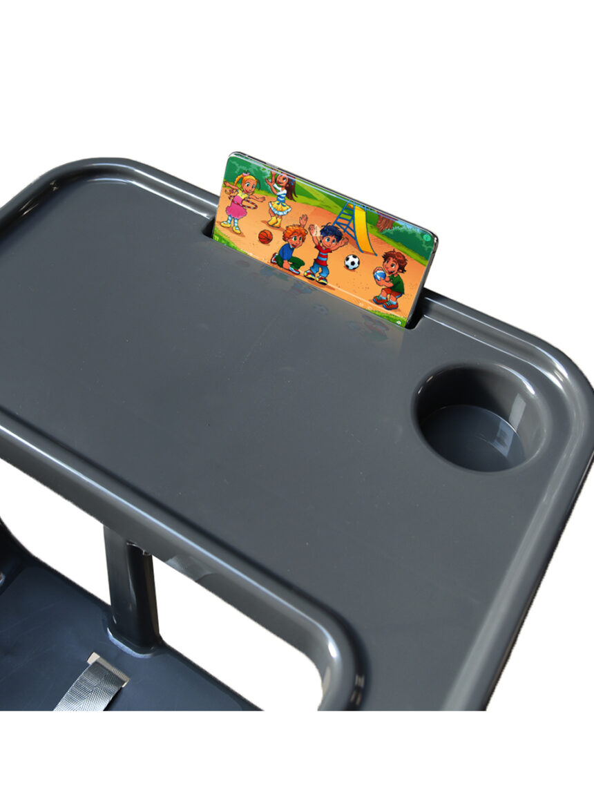 Bebe stars καρεκλάκι φαγητού joy 2 in 1 grey - Bebe Stars