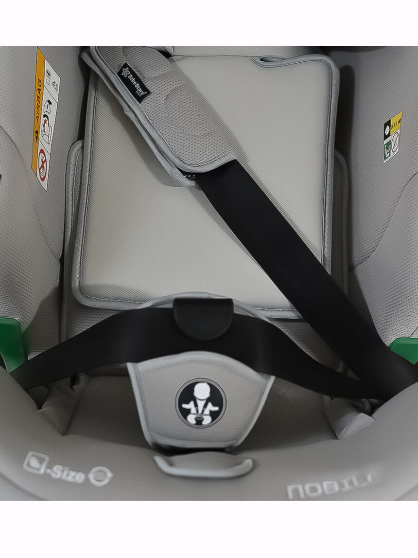 Bebe stars κάθισμα αυτοκινήτου nobile i-size (40-150cm) 360° ice grey 924-188 - Bebe Stars
