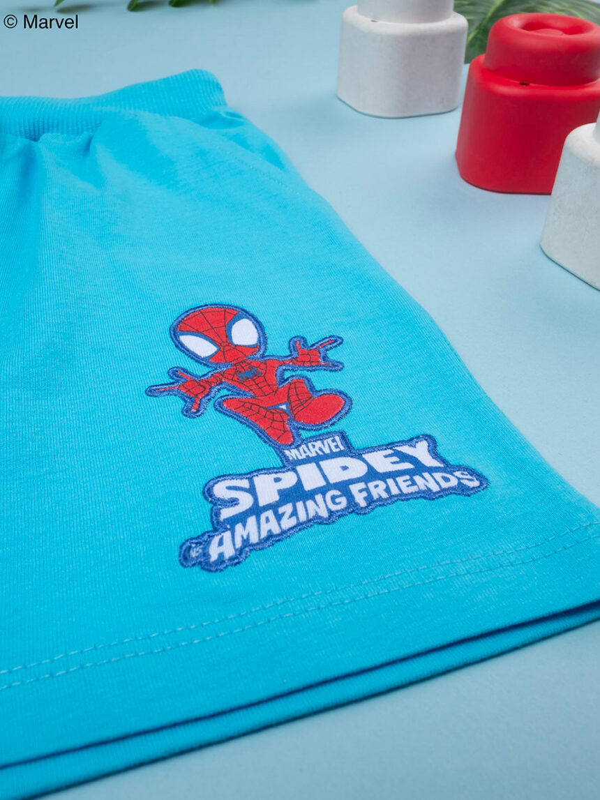 βρεφικό σετ μπλούζα και σορτσάκι spiderman για αγόρι - Prénatal