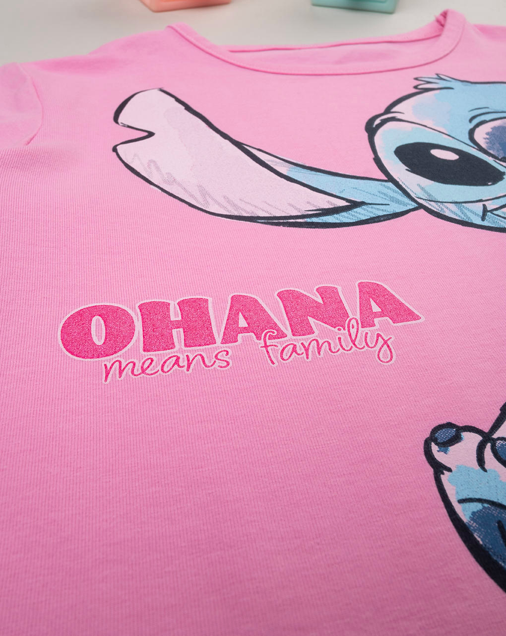 παιδικό t-shirt ροζ stitch για κορίτσι - Prénatal