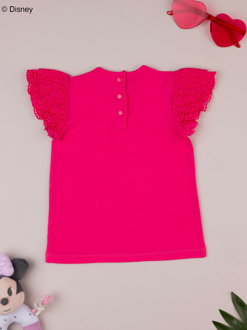 βρεφικό t-shirt φούξια minnie για κορίτσι - Prénatal