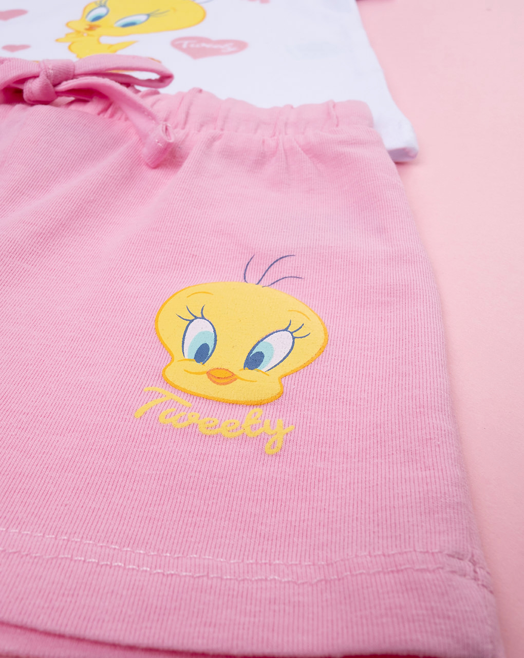 βρεφικό σετ t-shirt και σορτσάκι tweety για κορίτσι - Prénatal