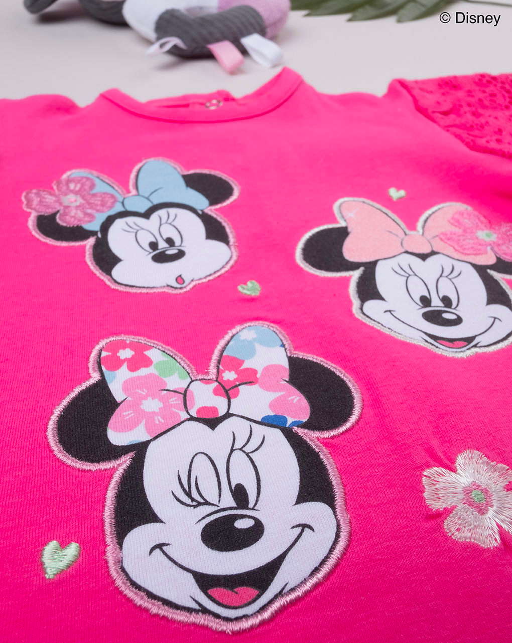 βρεφικό t-shirt φούξια minnie για κορίτσι - Prénatal