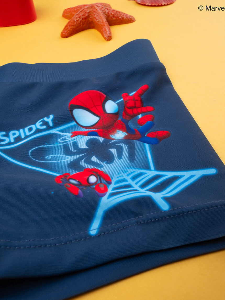 βρεφικό μαγιό σορτσάκι μπλε spiderman για αγόρι - Prénatal