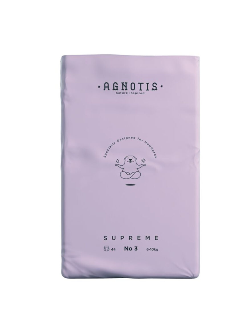 Agnotis supreme baby πάνες με αυτοκόλλητο νο3 για 6-10kg 44τεμ. - Agnotis