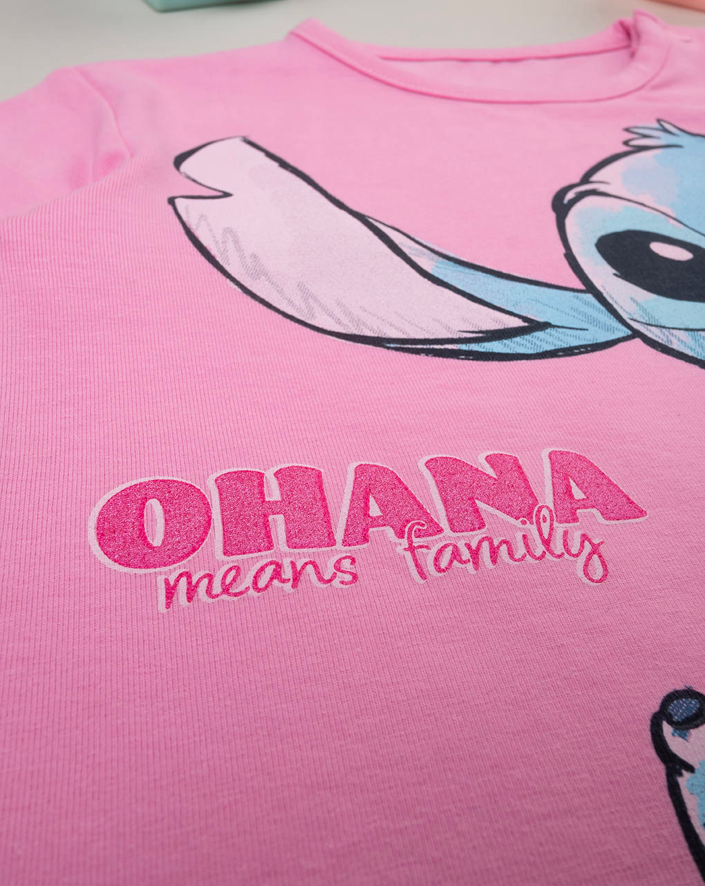 βρεφικό t-shirt ροζ stitch για κορίτσι - Prénatal