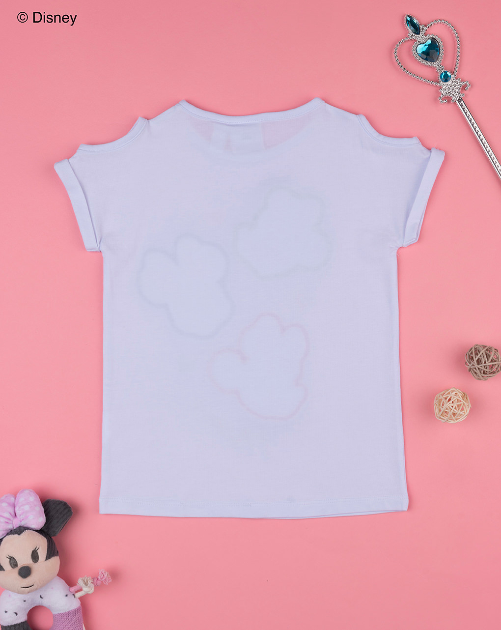 παιδικό t-shirt λευκό minnie για κορίτσι - Prénatal