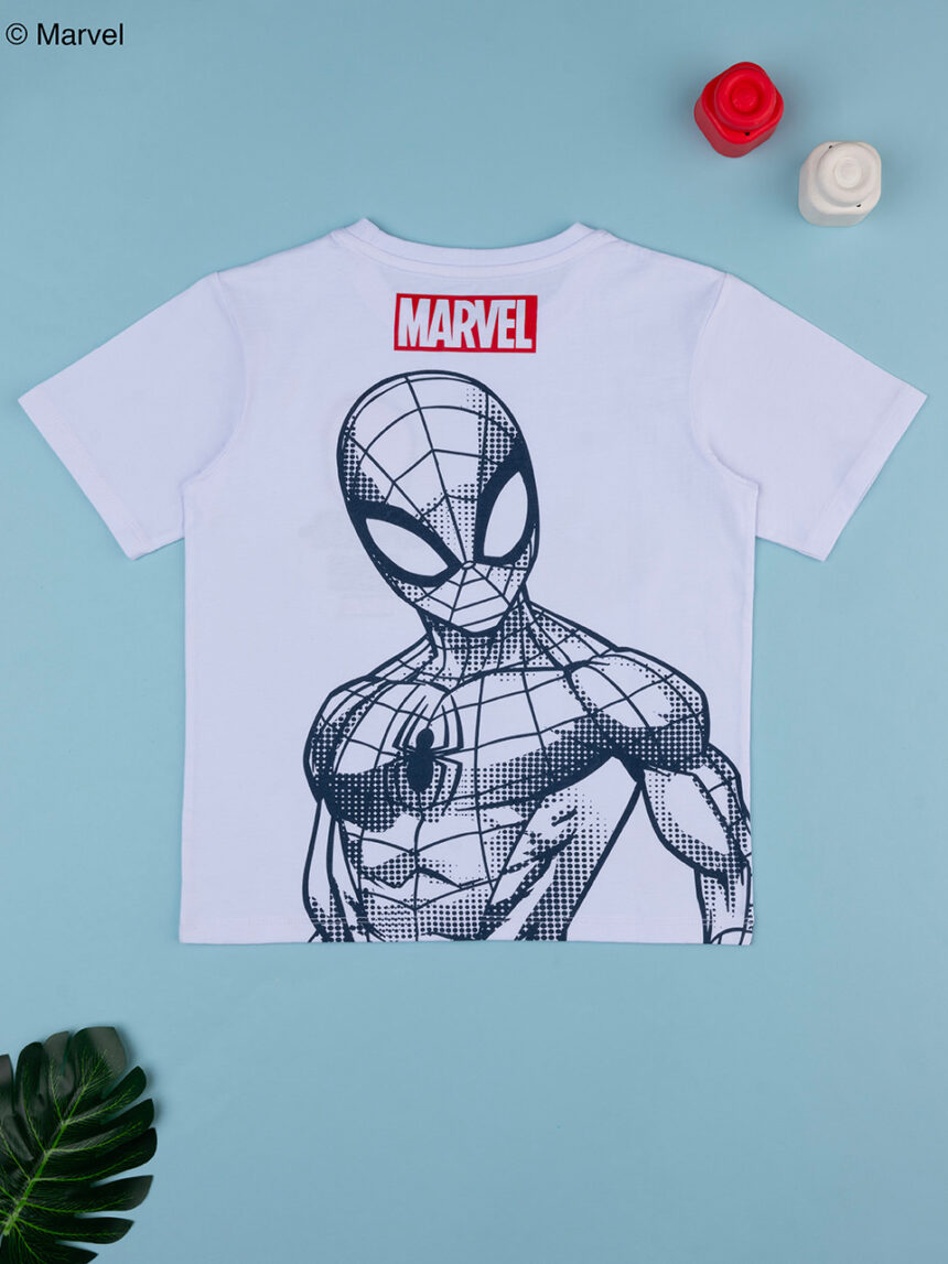 παιδικό t-shirt λευκό spiderman για αγόρι - Prénatal