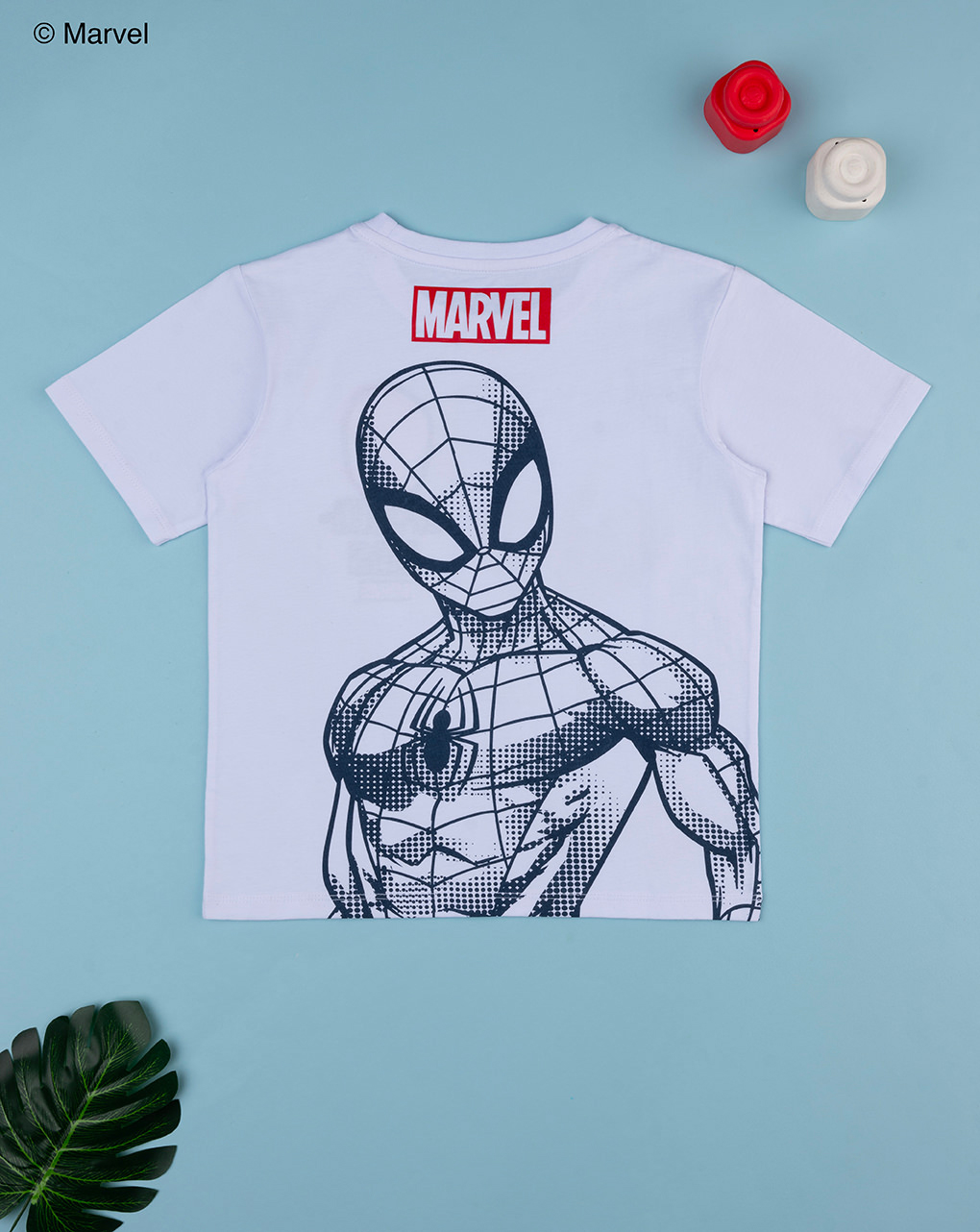 παιδικό t-shirt λευκό spiderman για αγόρι - Prénatal