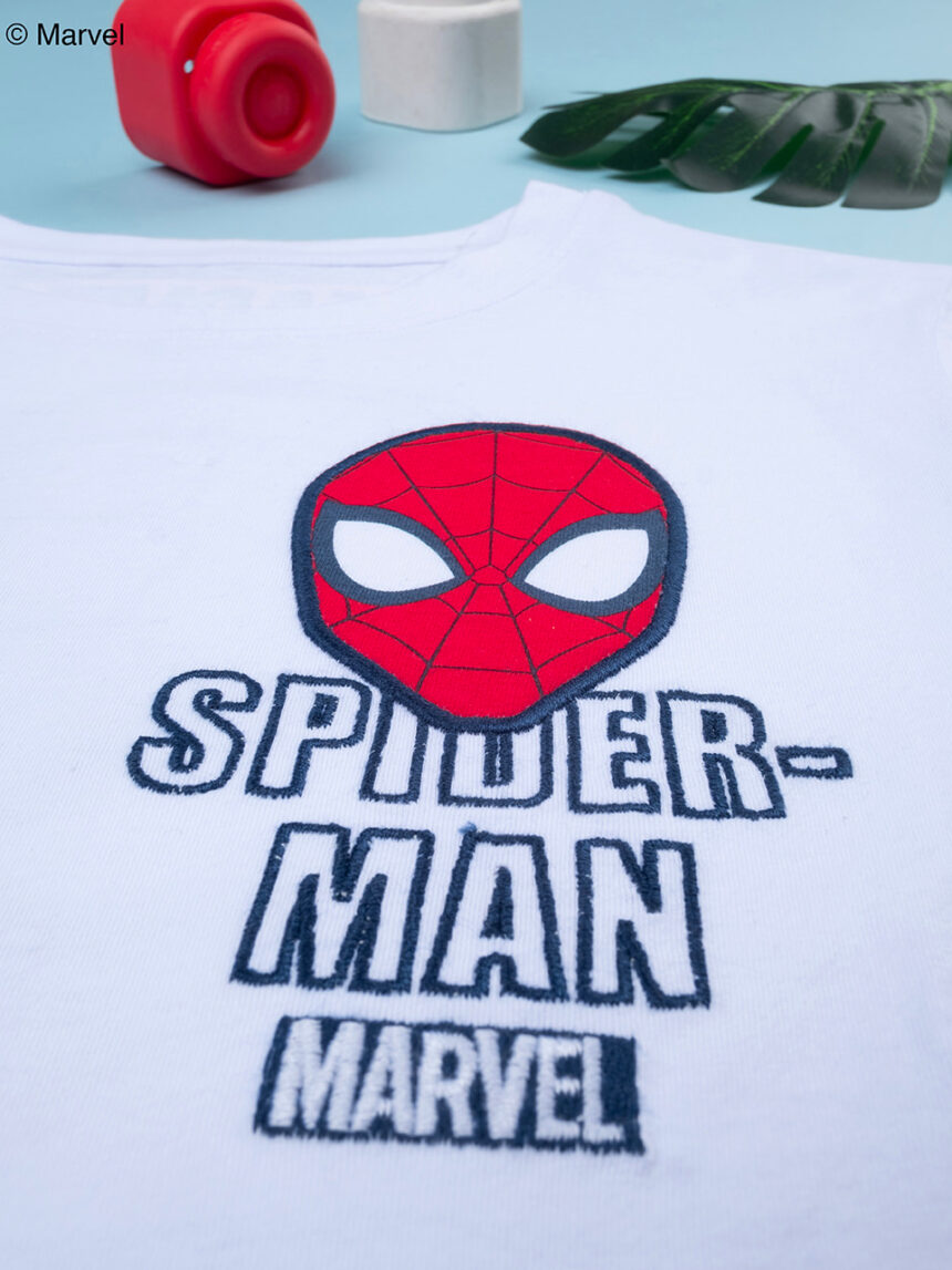 παιδικό t-shirt λευκό spiderman για αγόρι - Prénatal
