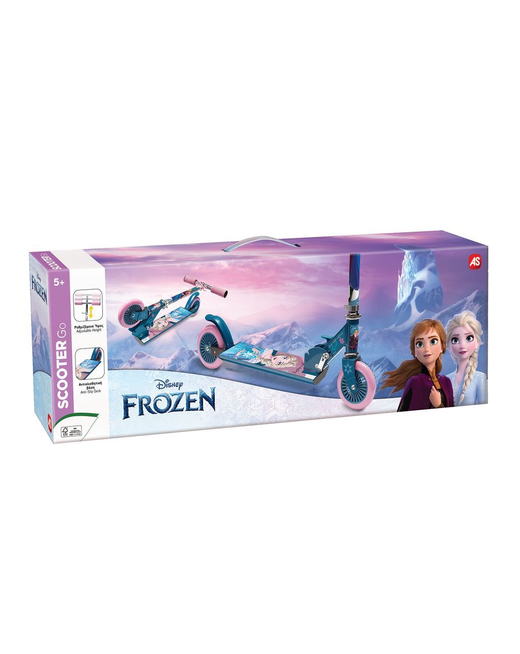 As παιδικό πατίνι με 2 ρόδες disney frozen για 5+ χρονών 5004-50254 - AS Wheels