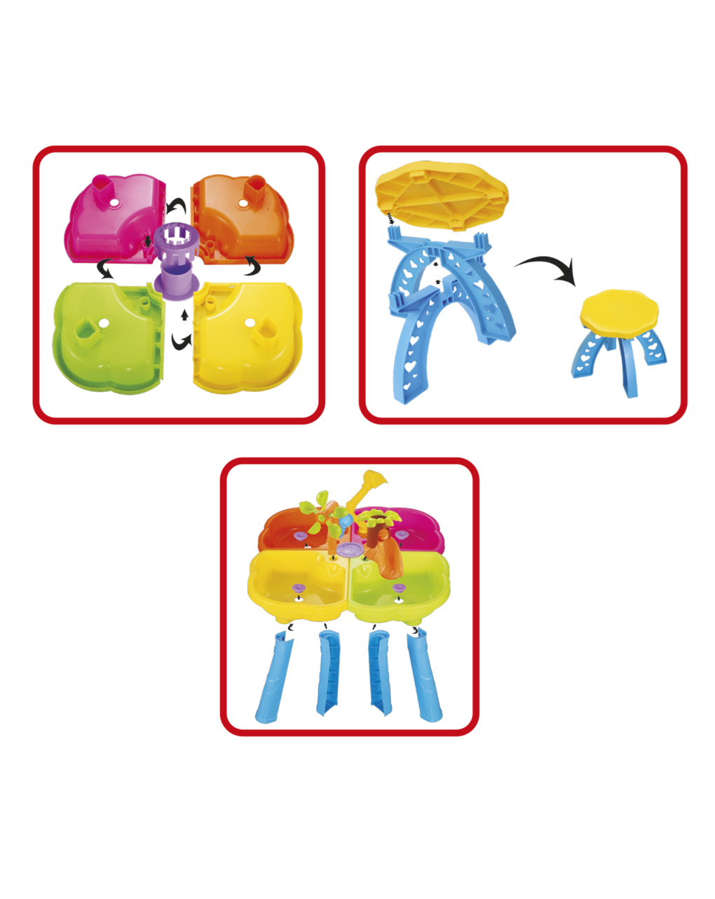 Sun & sport καλοκαιρινό τραπέζι δραστηριοτήτων άμμου και νερού - Sun&Sport