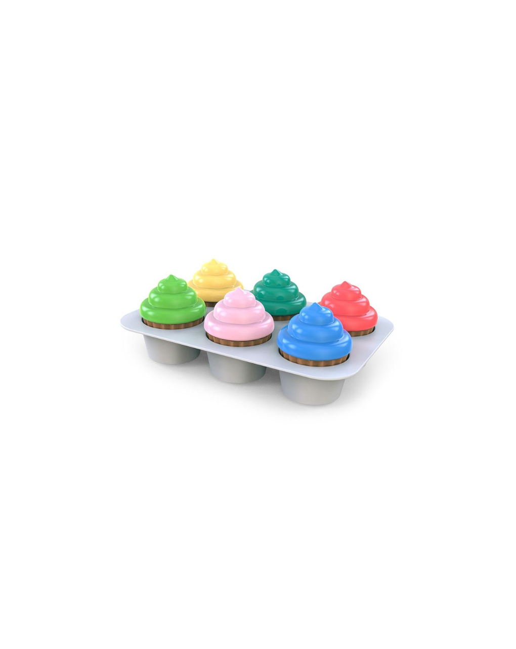 Bright starts παιχνίδι sweet cupcakes shape sorter