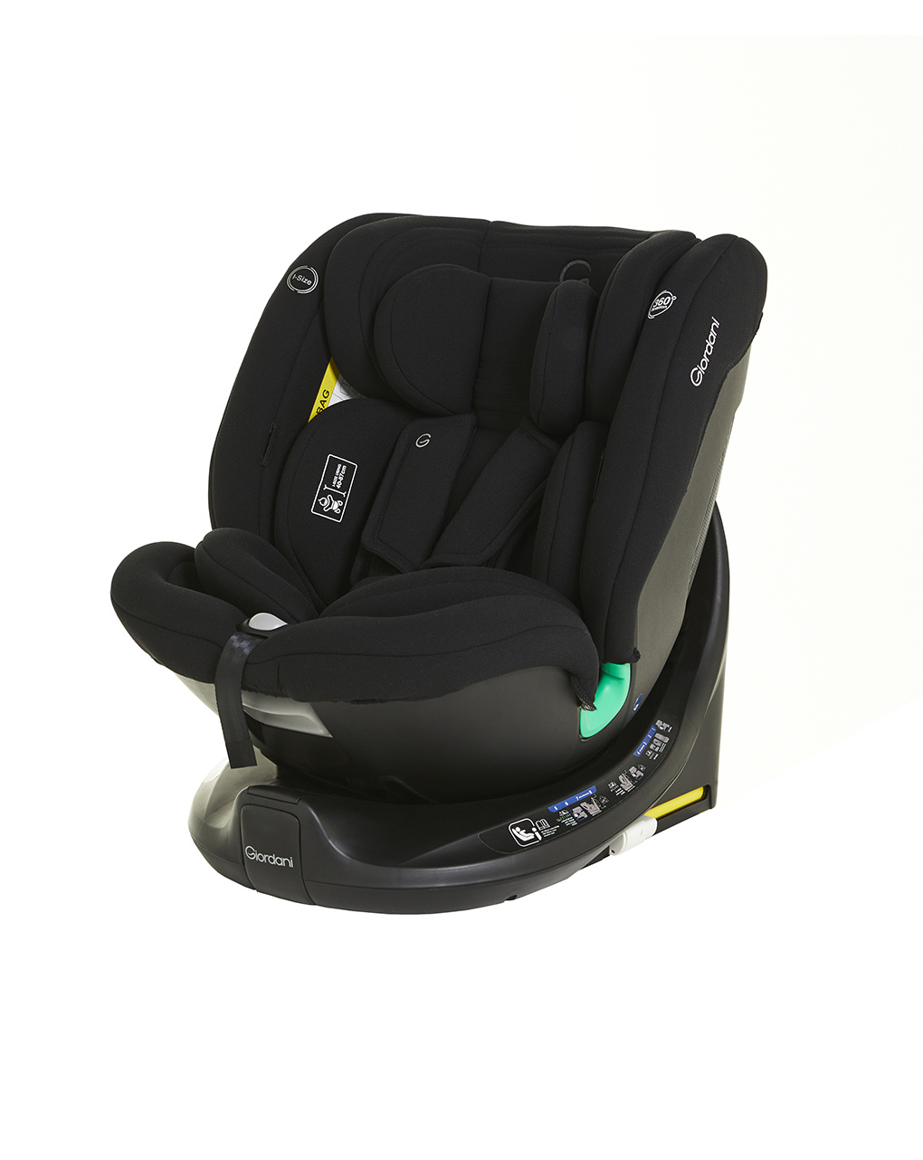 Giordani - κάθισμα αυτοκινήτου polaris i-size (40-150εκ) 360o isofix μαύρο - Giordani