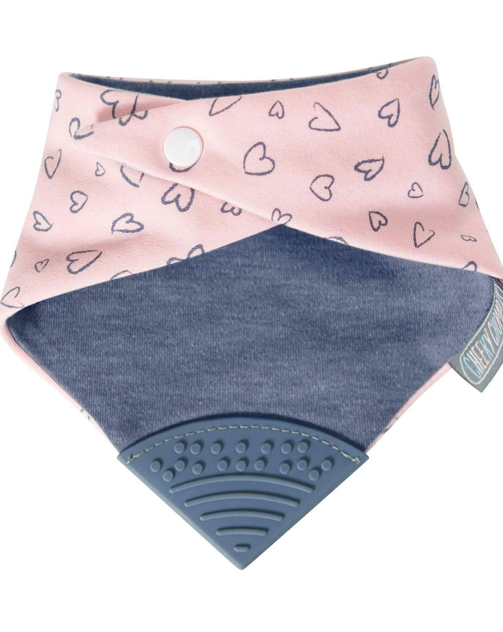 Cheeky chompers σαλιάρα - μπαντάνα με μασητικό 2-24 μηνών made with love - Cheeky Chompers