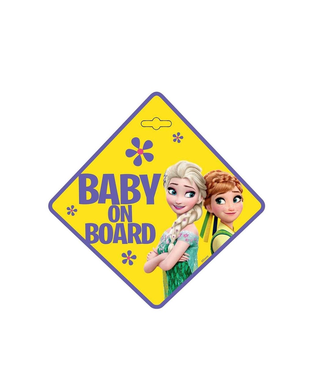 Freeon - σήμα αυτοκινήτου με βεντούζα "baby on board" frozen, 9611