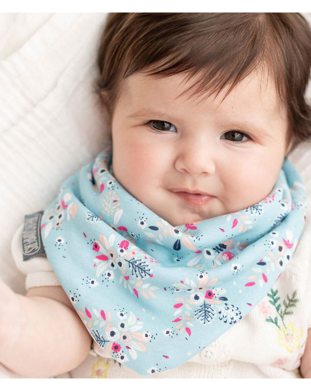 Cheeky chompers σαλιάρες - μπαντάνα 2-24 μηνών bloom & love 2 τεμ. - Cheeky Chompers