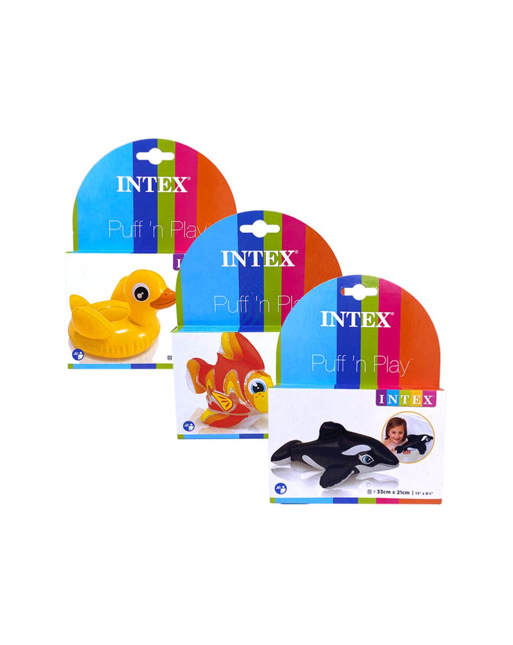 Intex φουσκωτά ζωάκια puff 'n play (διάφορα σχέδια) 58590 - Intex