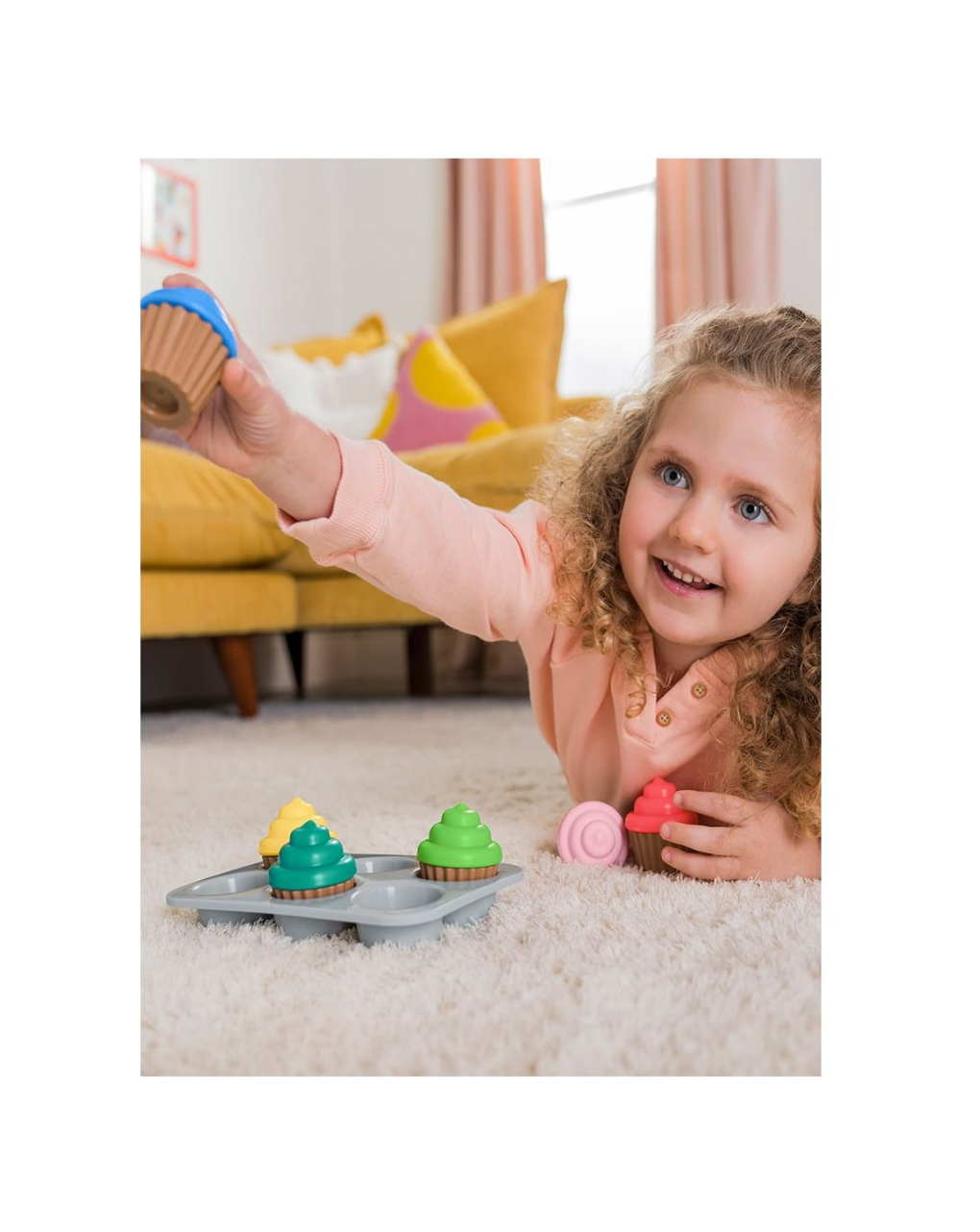Bright starts παιχνίδι sweet cupcakes shape sorter - Bright Starts