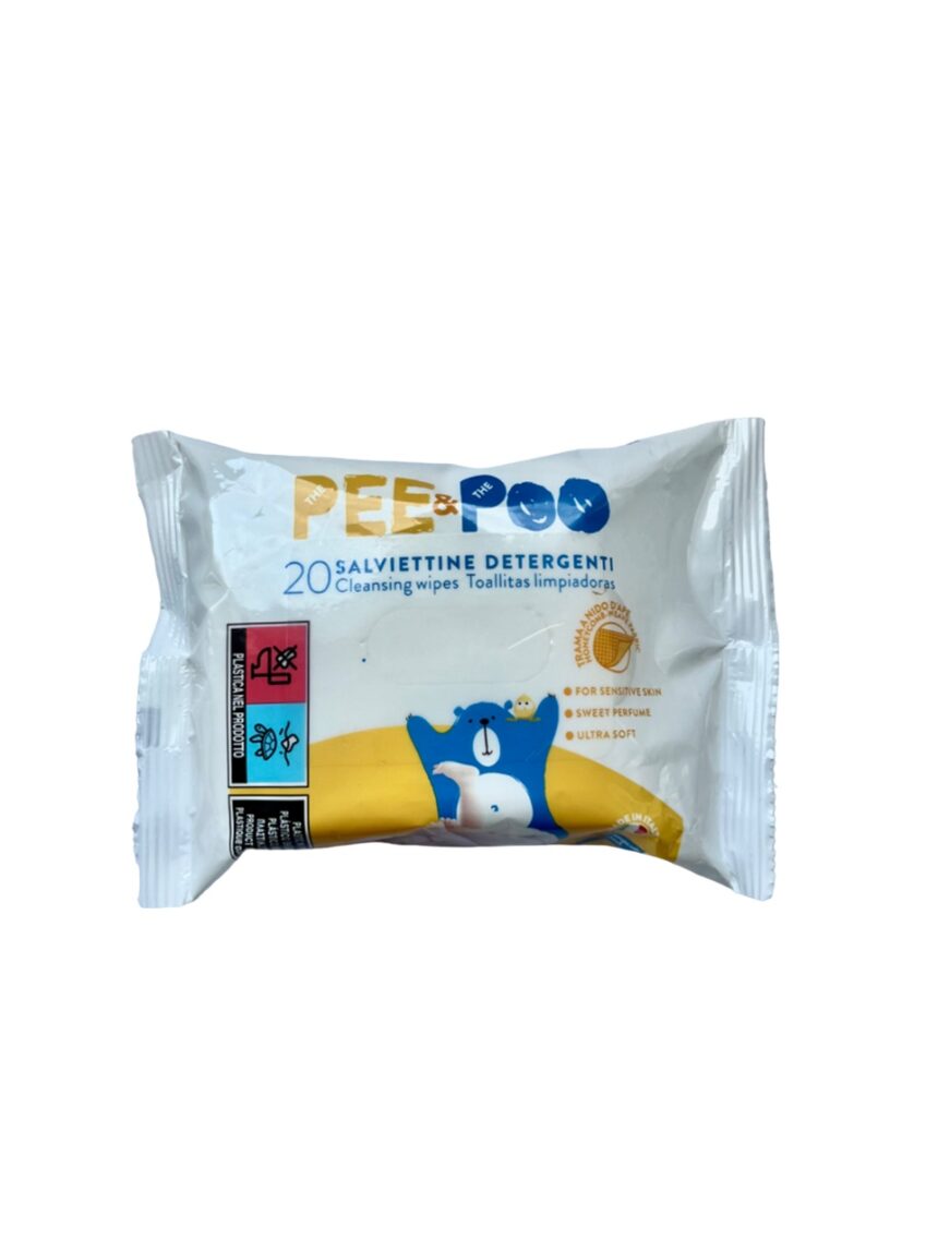 Pee&poo μωρομάντηλα 20 τμχ - The Pee & The Poo