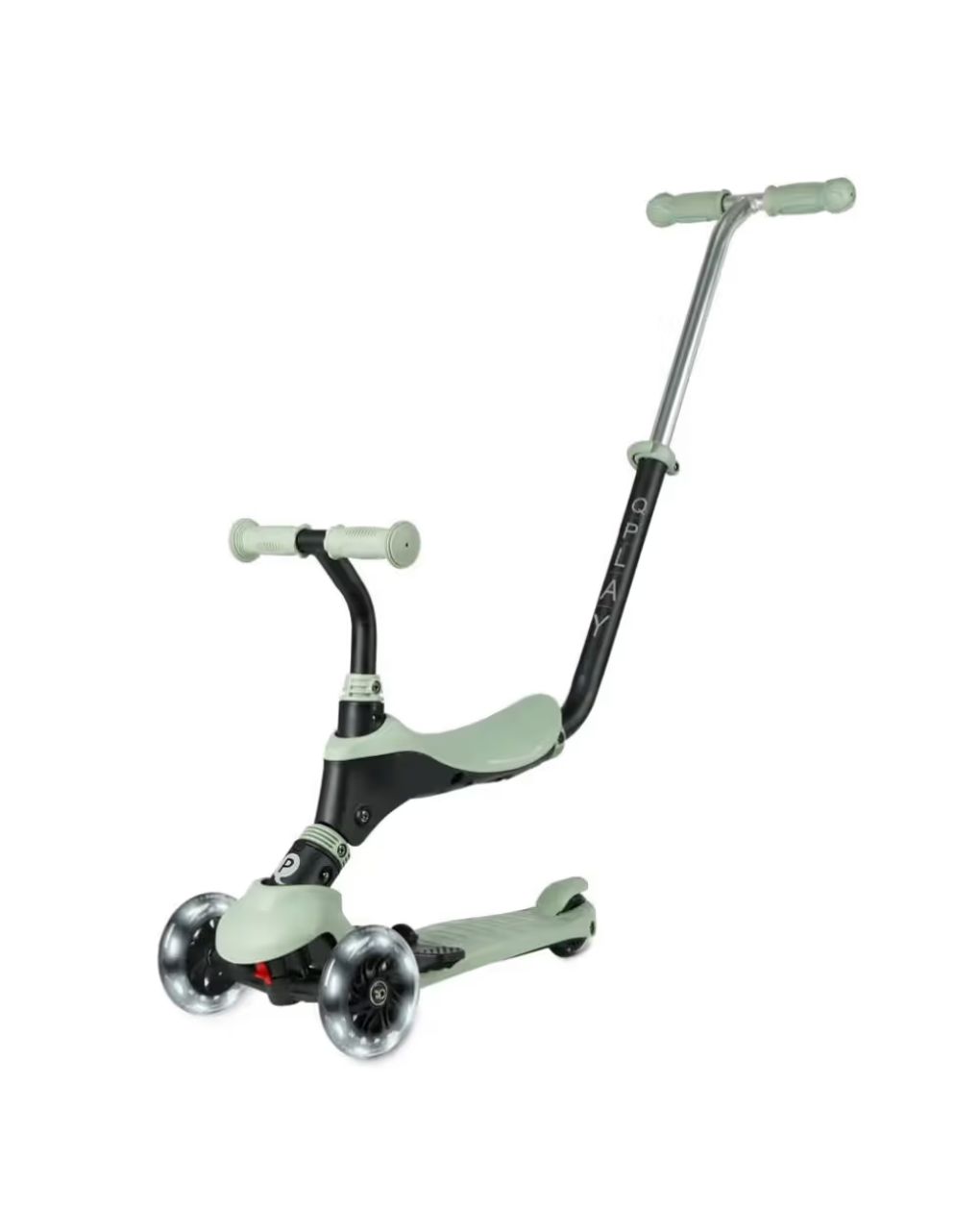 Qplay sema 3 σε 1 pro led green scooter 01-1212071-02