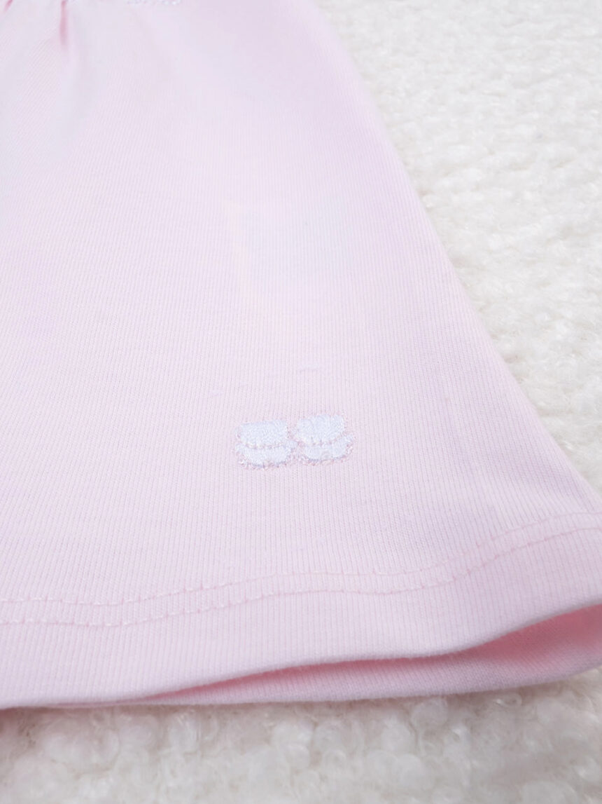 βρεφικό φορεματάκι ροζ με κεντήματα για κορίτσι - Prénatal