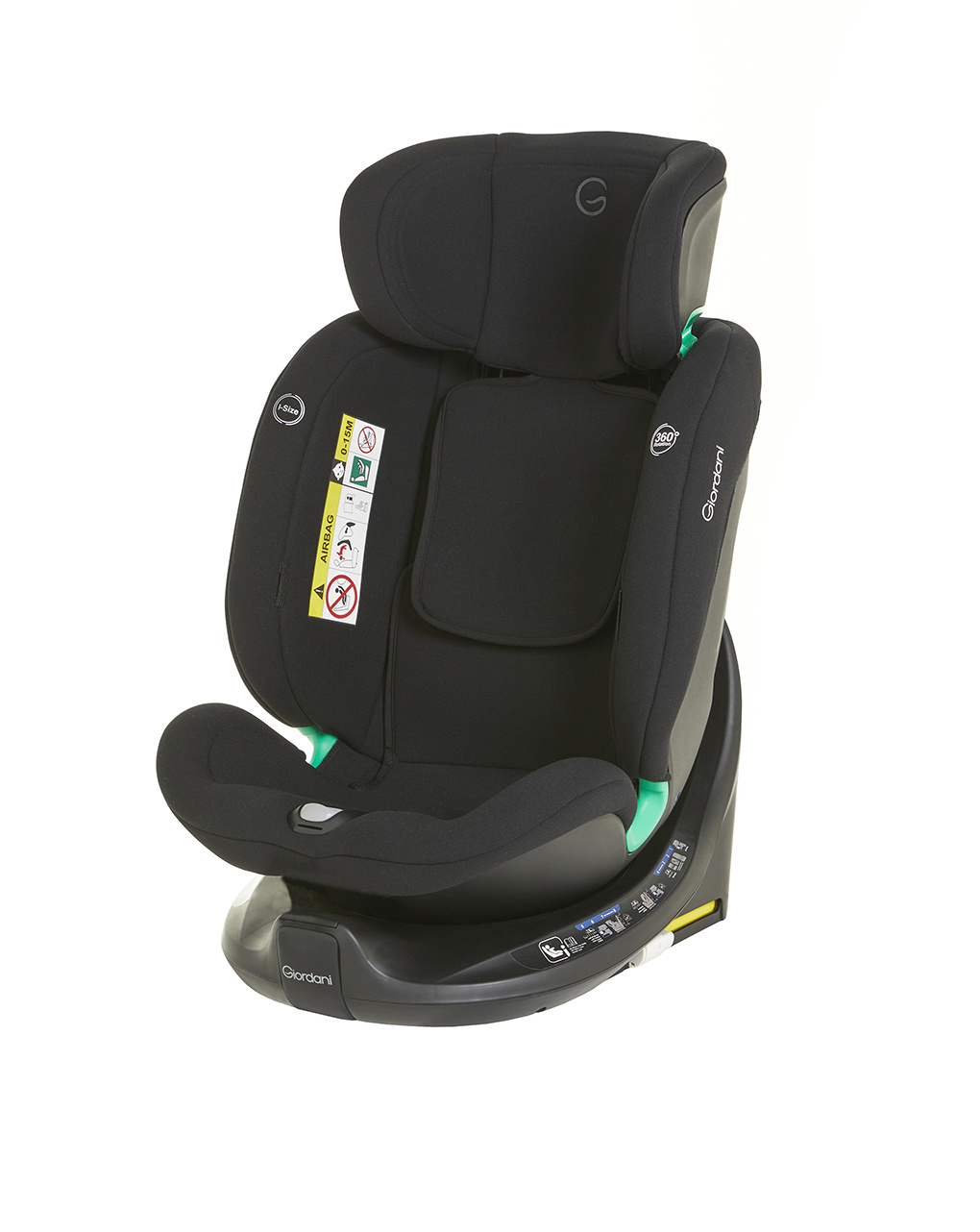 Giordani - κάθισμα αυτοκινήτου polaris i-size (40-150εκ) 360o isofix μαύρο - Giordani