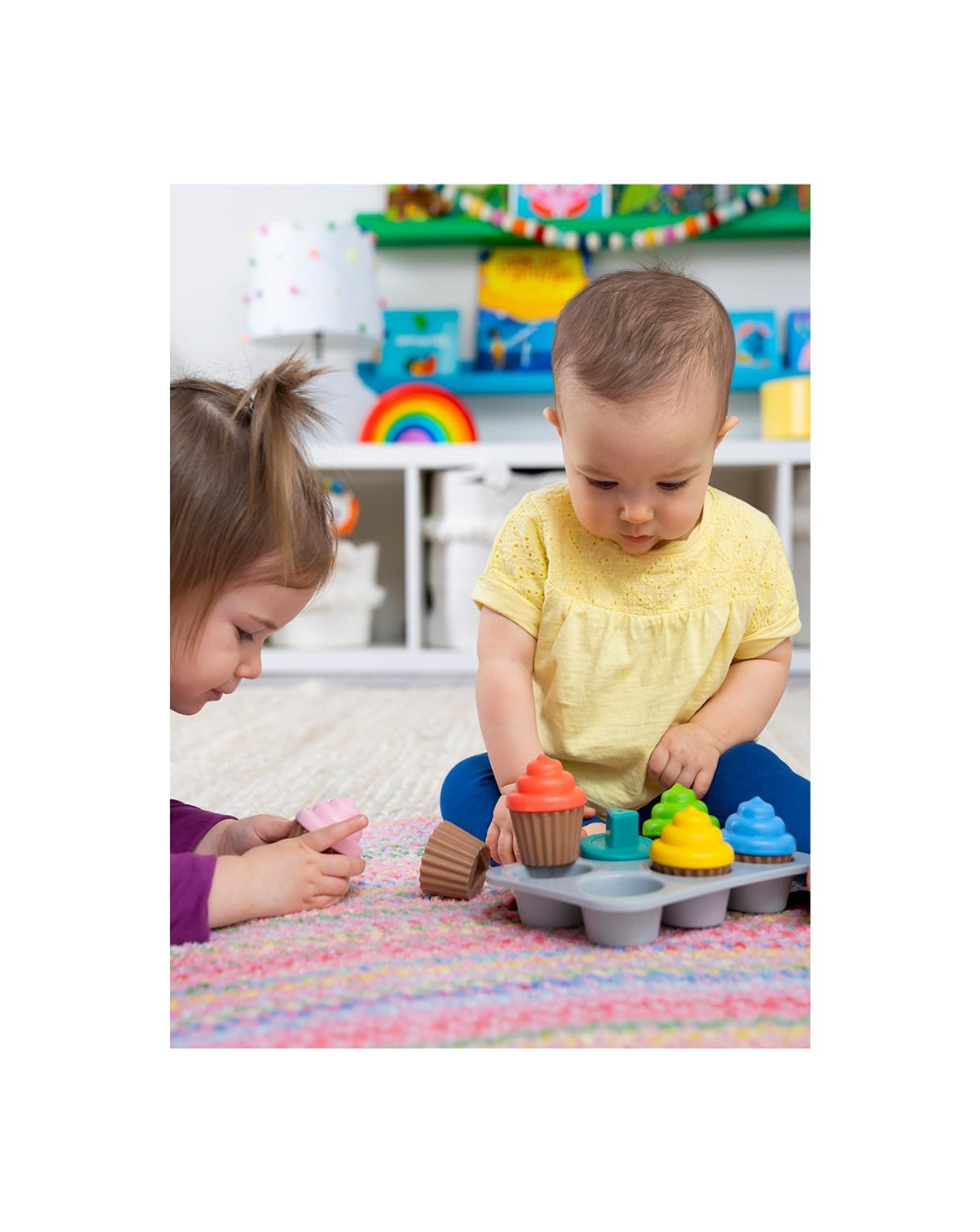 Bright starts παιχνίδι sweet cupcakes shape sorter - Bright Starts