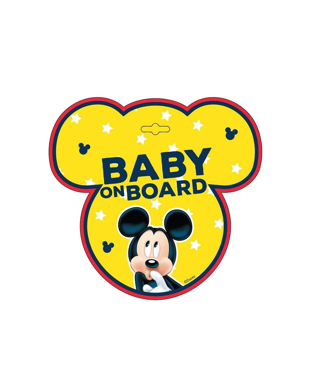 Freeon - σήμα αυτοκινήτου με βεντούζα "baby on board" mickey, 9612