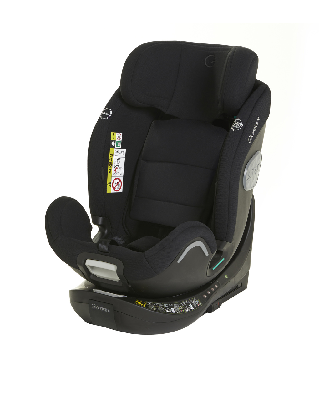 Giordani κάθισμα αυτοκινήτου andromeda i-size (40-150εκ) 360o isofix μαύρο - Giordani