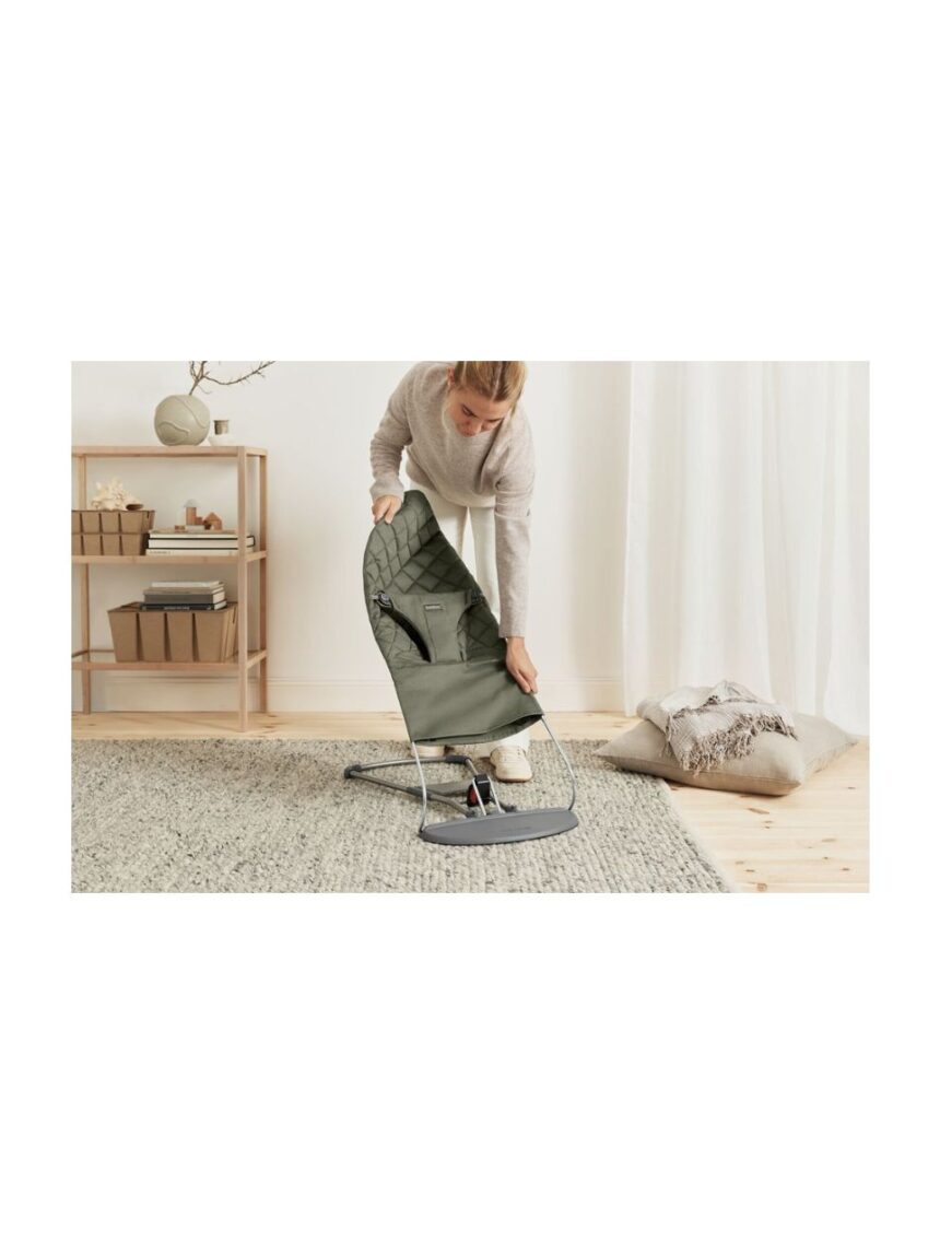 Babybjorn - ριλάξ bliss, woven, classic quilt, dark green - Baby Bjorn