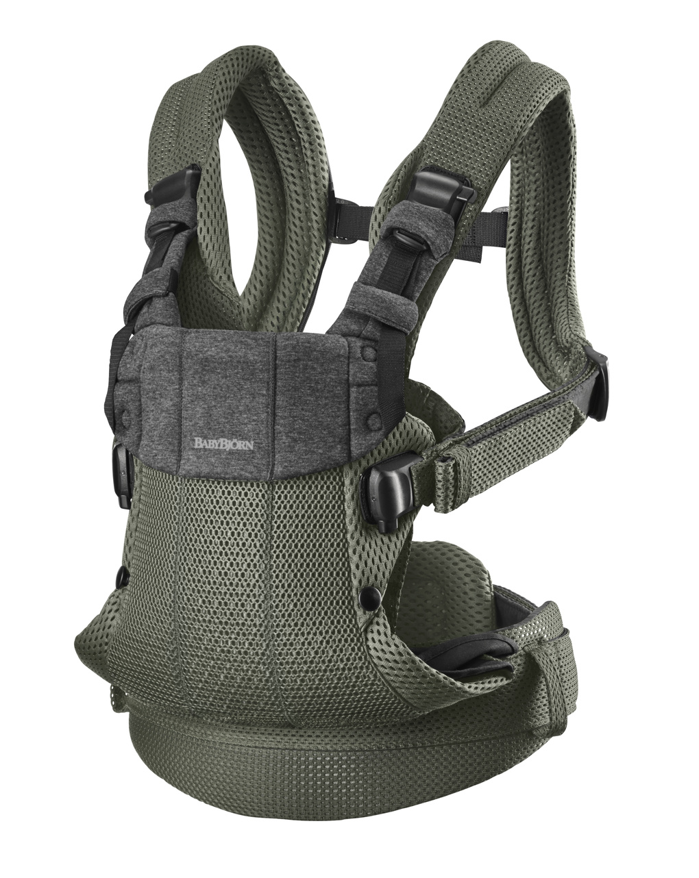 Babybjorn - μάρσιπος harmony 3d mesh, dark green - Baby Bjorn