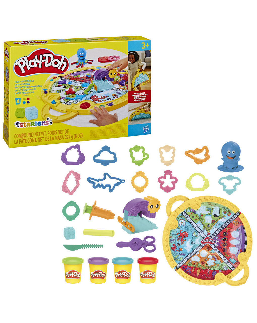 Play-doh fold n go playmat, f9143 - Play-Doh