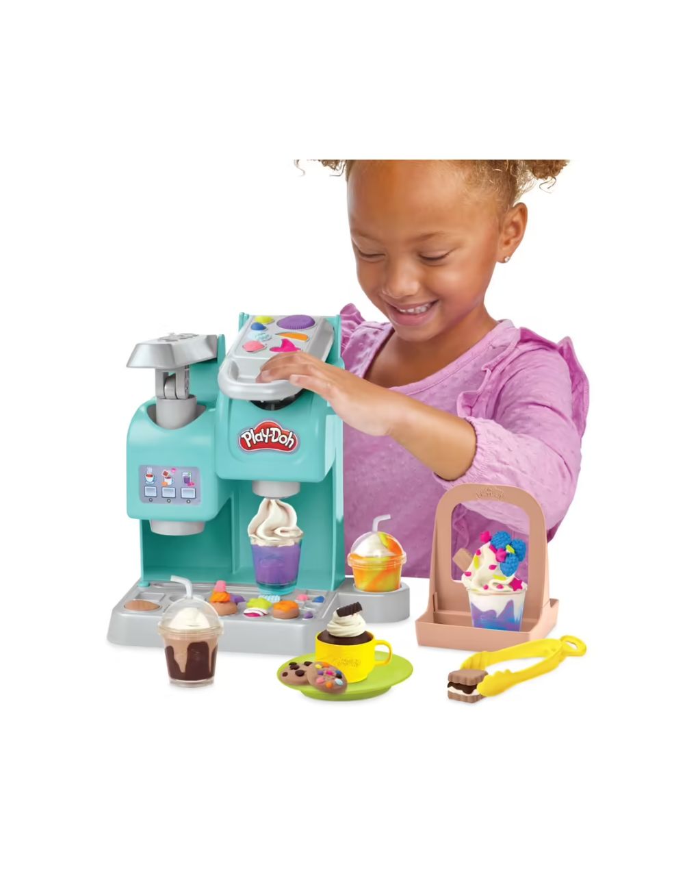 Play-doh kitchen creations πολύχρωμο καφέ, f5836 - Play-Doh