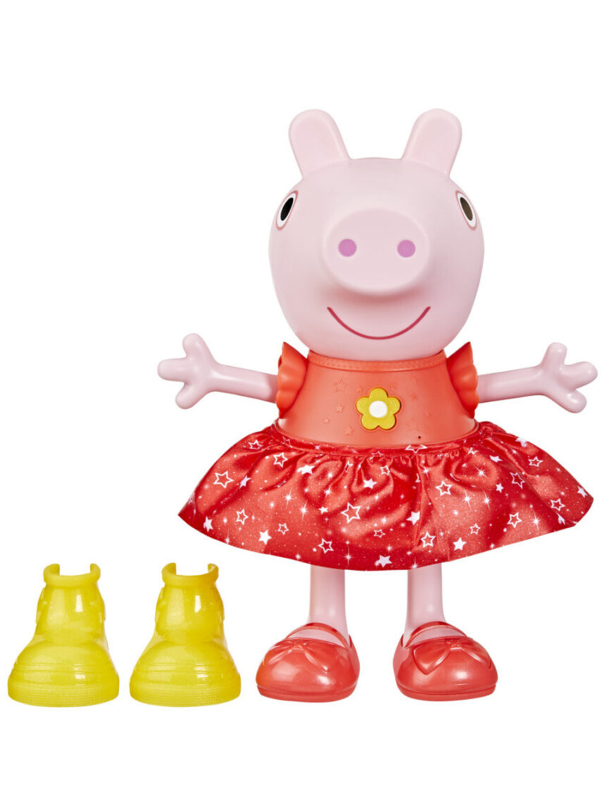 Peppa pig κούκλα peppas muddy puddles party, f8873 - Peppa Pig