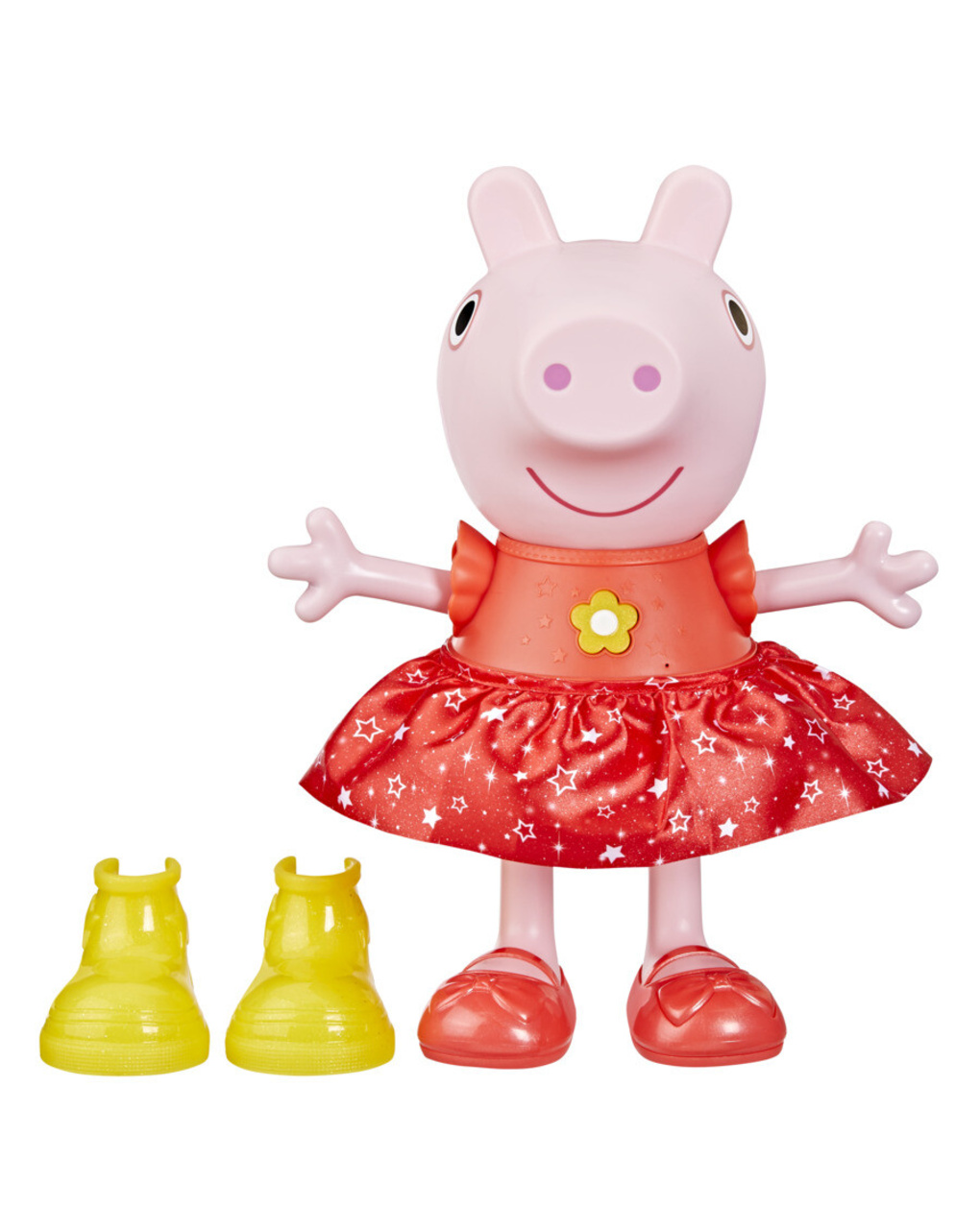 Peppa pig κούκλα peppas muddy puddles party, f8873 - Peppa Pig