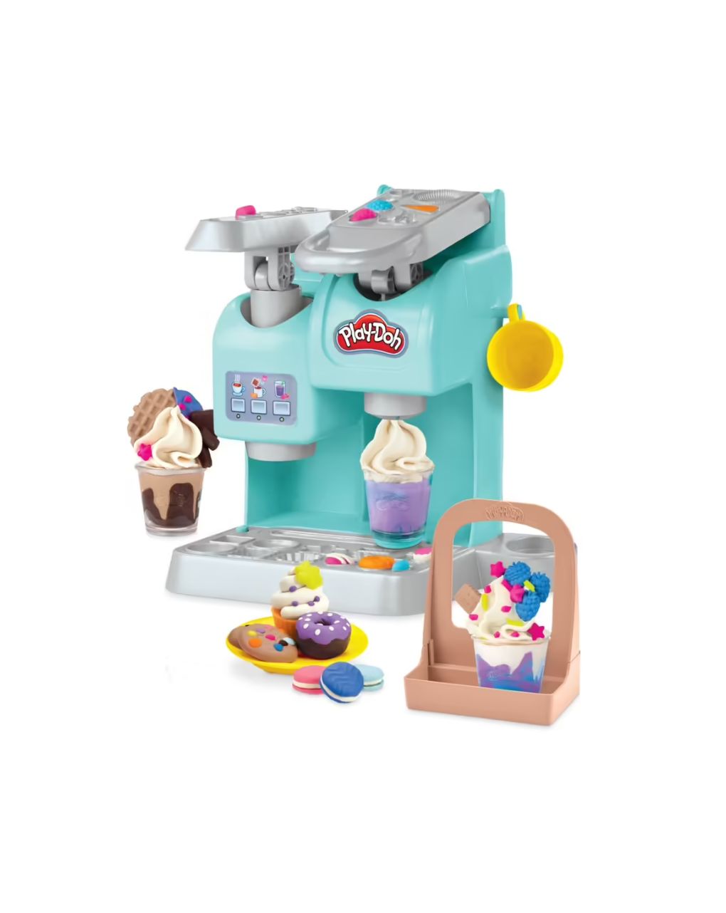 Play-doh kitchen creations πολύχρωμο καφέ, f5836 - Play-Doh