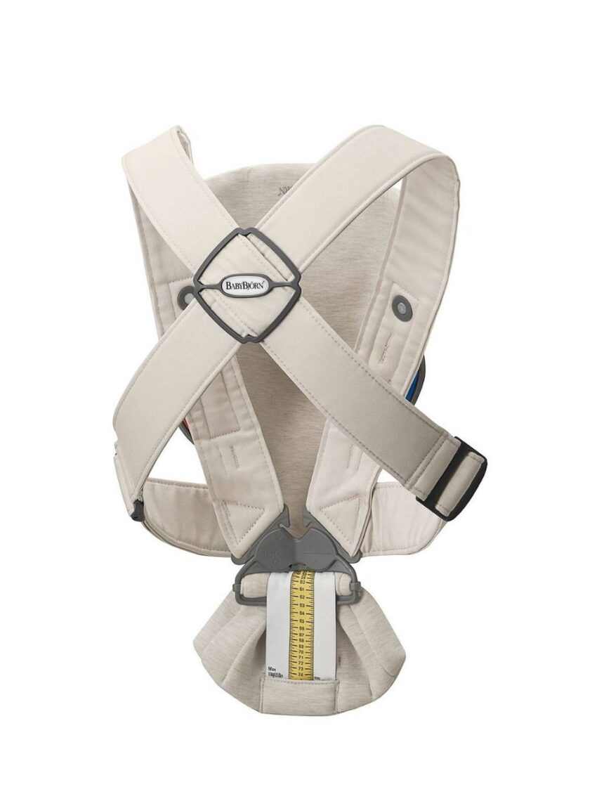 Babybjorn - μάρσιπος mini 3d jersey, light beige - Baby Bjorn