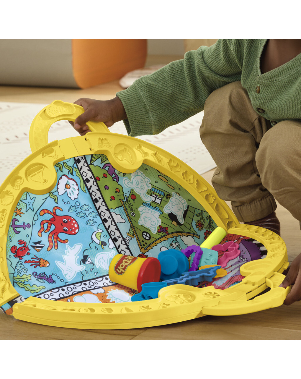 Play-doh fold n go playmat, f9143 - Play-Doh